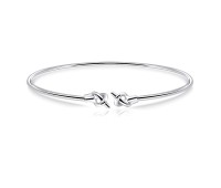 Rope Knot Silver Bracelet BRS-276